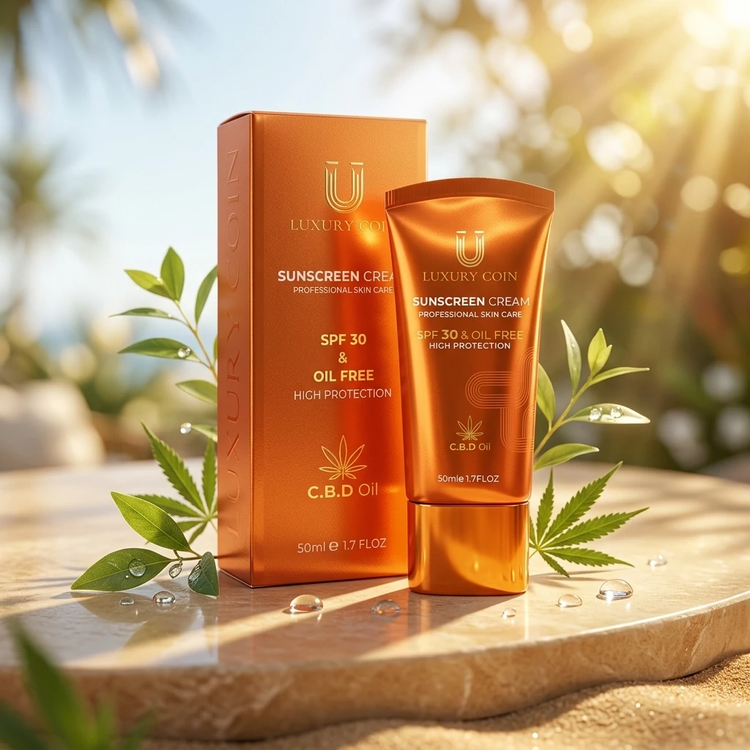 کرم ضد آفتاب spf ۳۰ لاکچری کوین