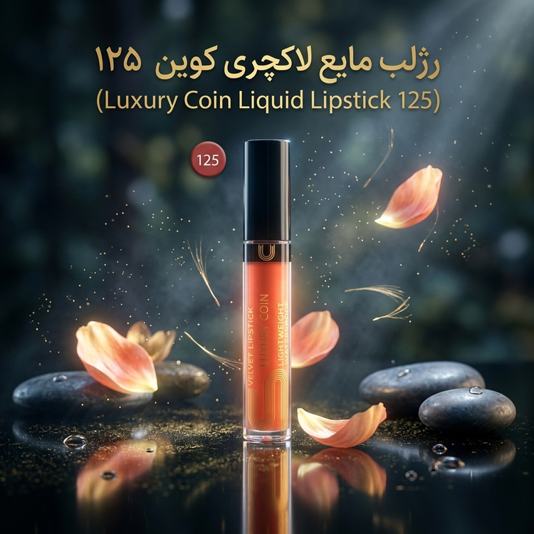 رژلب مایع لاکچری کوین ۱۲۵